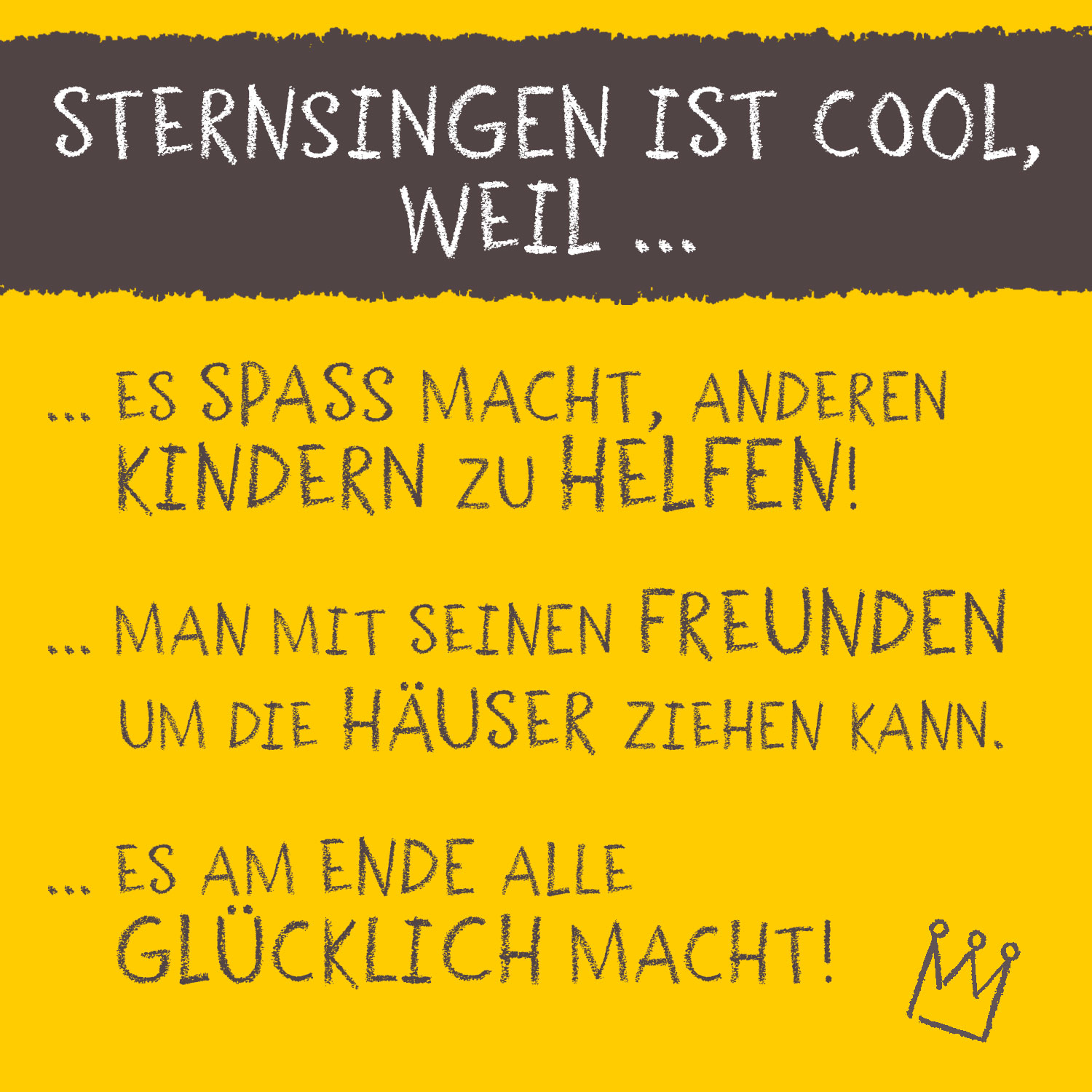 Sternsingen ist cool (c) www.sternsinger.de