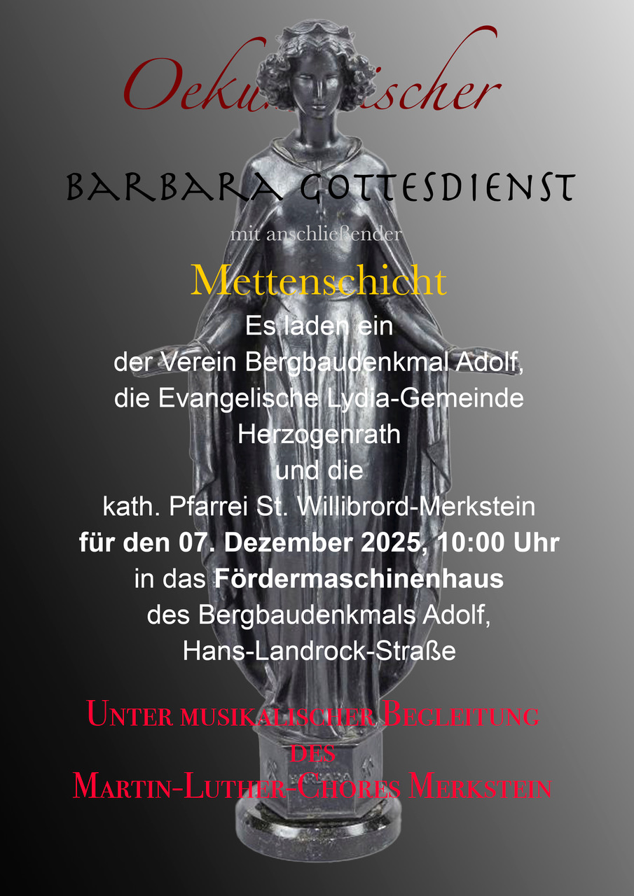 Oekumenische Barbara-Metten-Feier (c) Klaus Aldenhoven