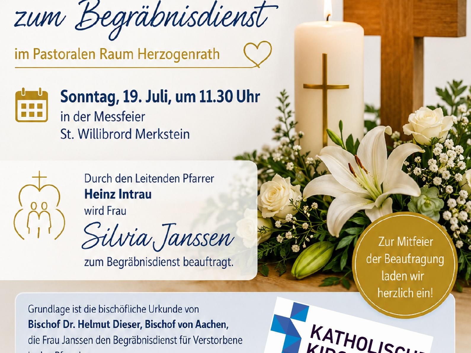 Beauftragung zum Begräbnisdienst