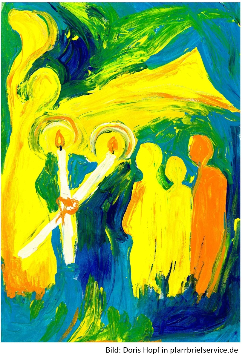 Blasiussegen (c) Doris Hopf in pfarrbriefservice.de