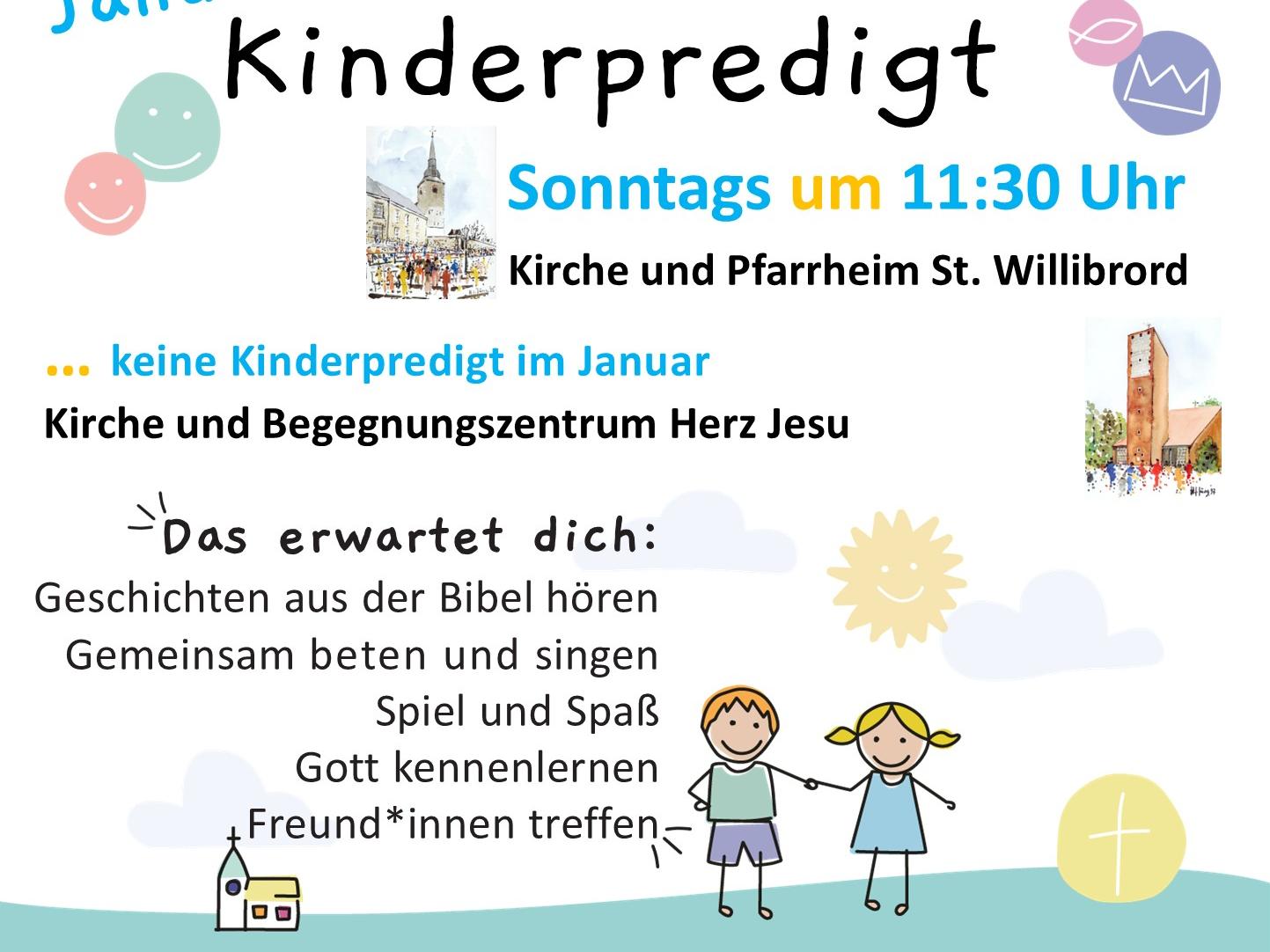 Kinderpredigt Kinderpredigt