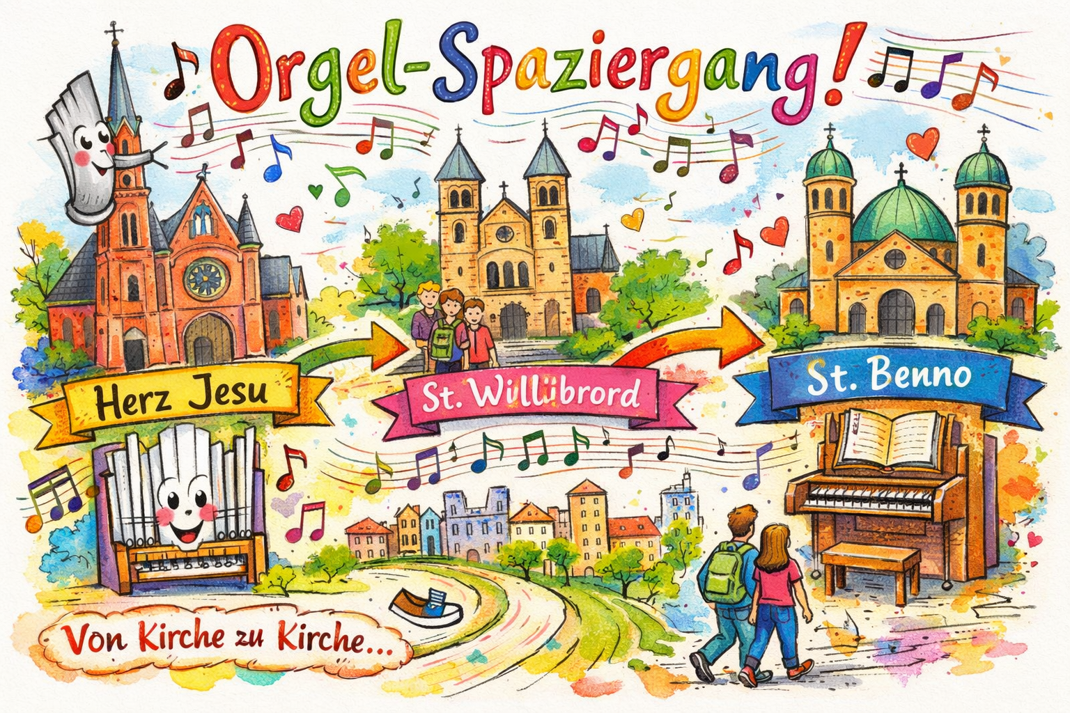 Orgelspaziergang (c) mit Copilot erstellt